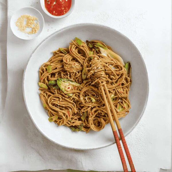 Sesame Kissed Soba Salad