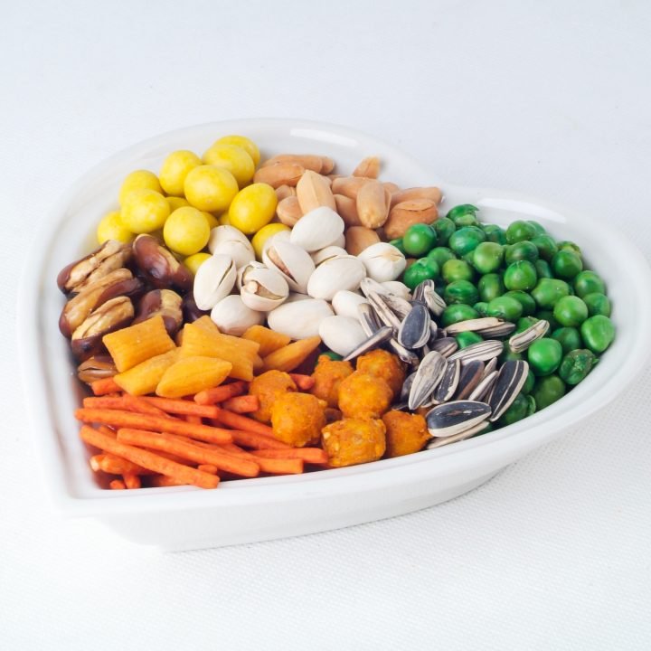 Nuts Mixed on white background